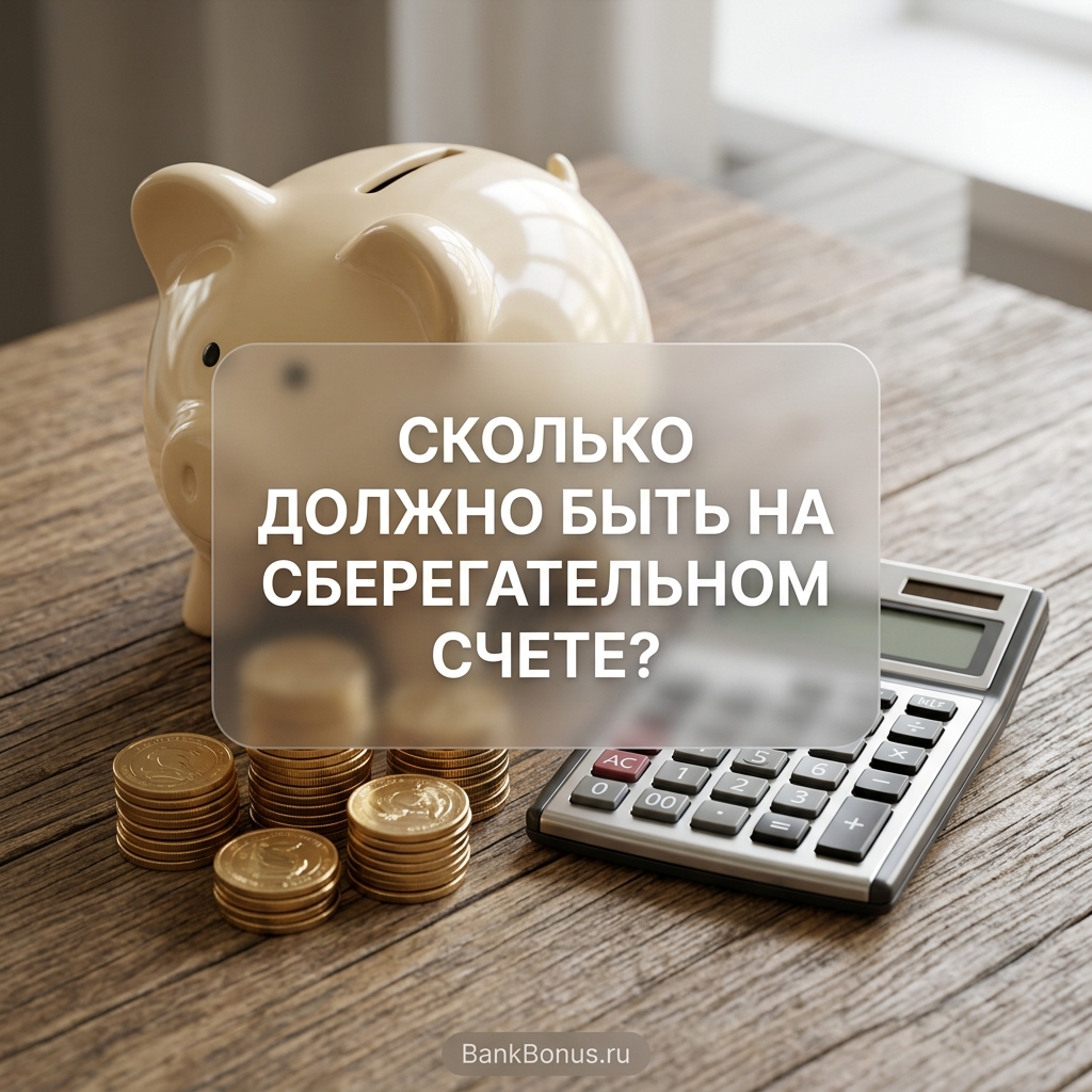 Сколько должно быть на сберегательном счете?