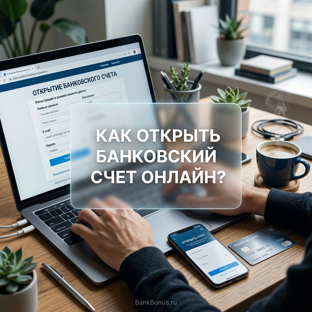 Как открыть банковский счет онлайн?