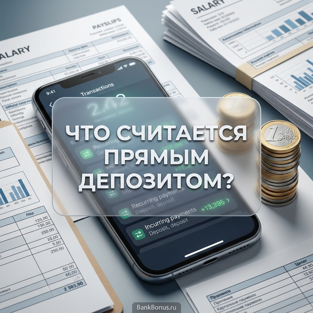 Что считается прямым депозитом?