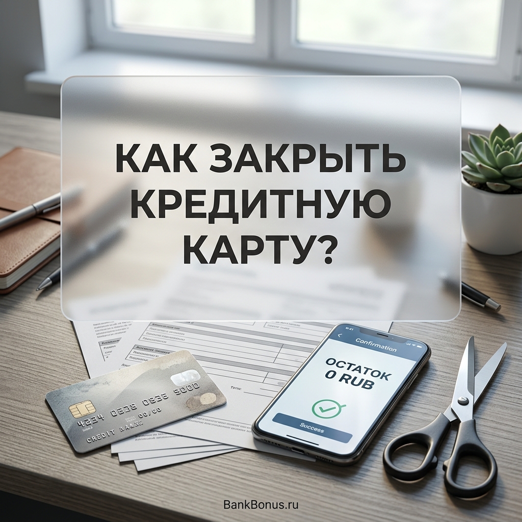 Как закрыть кредитную карту?
