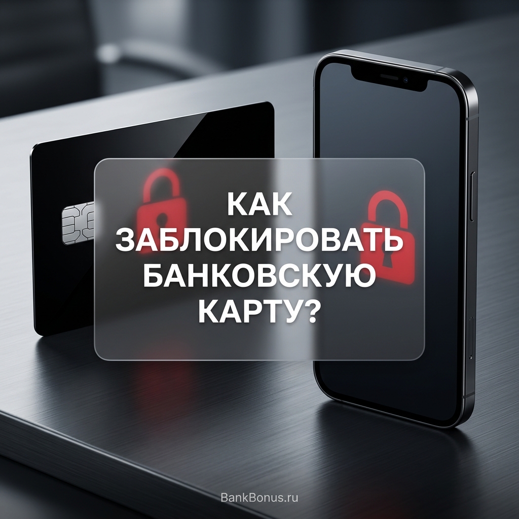 Как заблокировать банковскую карту?
