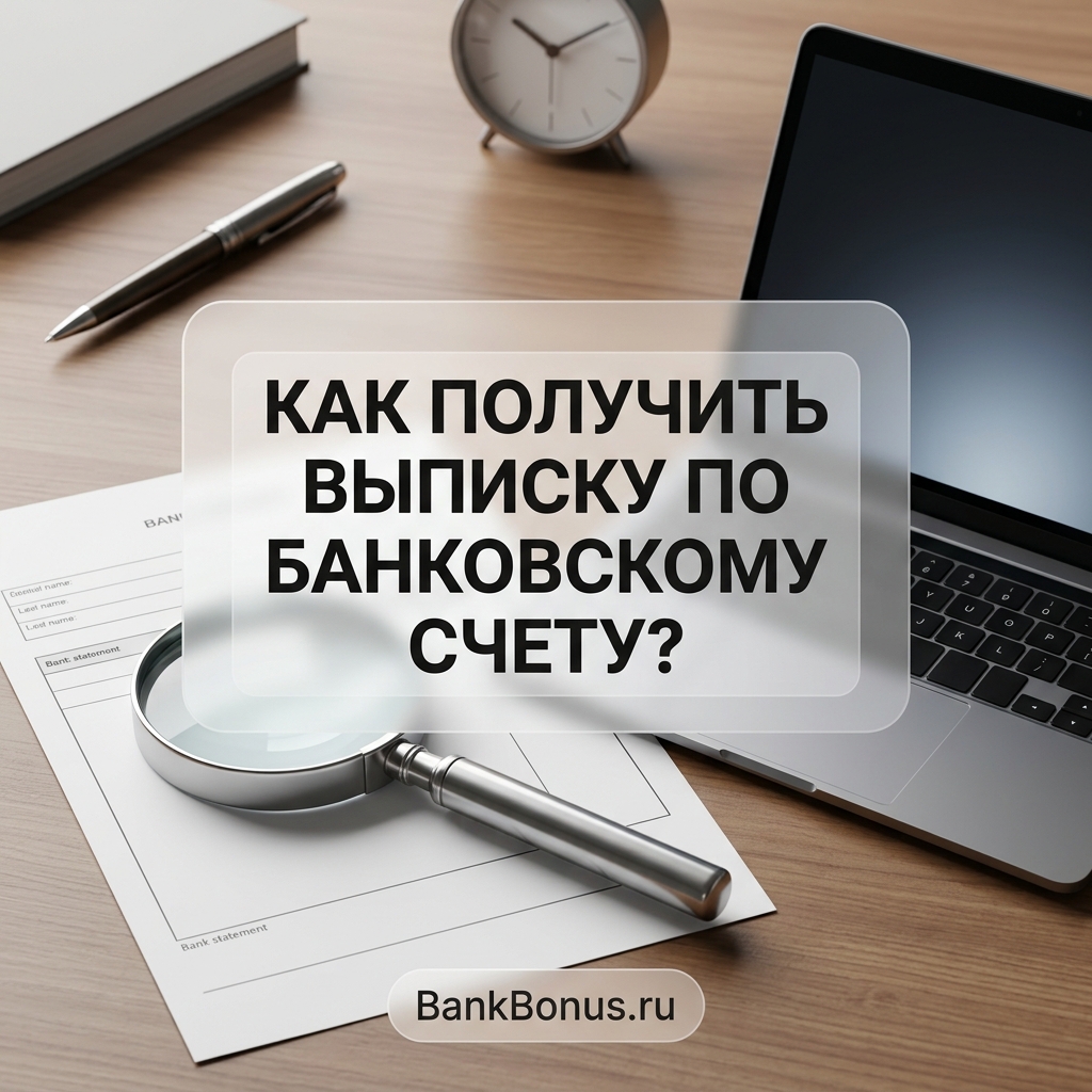 Как получить выписку по банковскому счету?