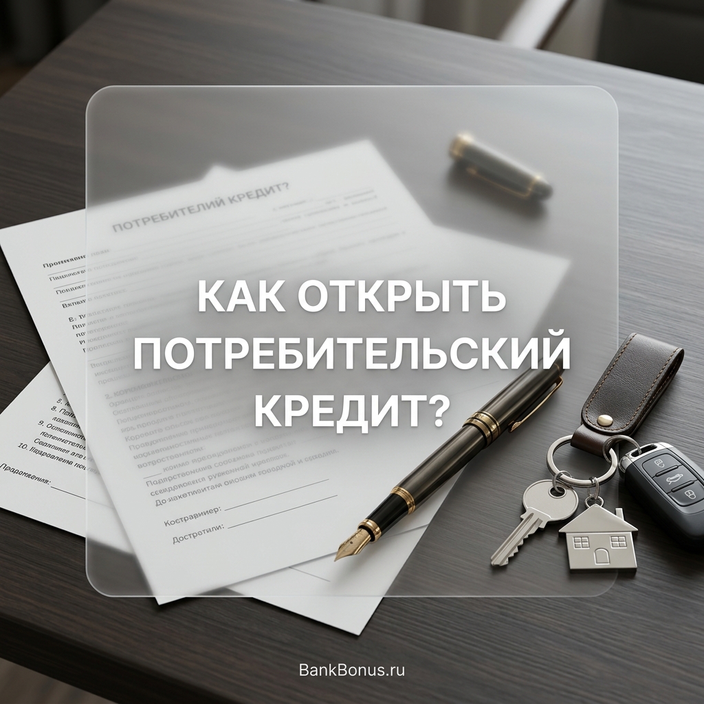 Как открыть потребительский кредит?