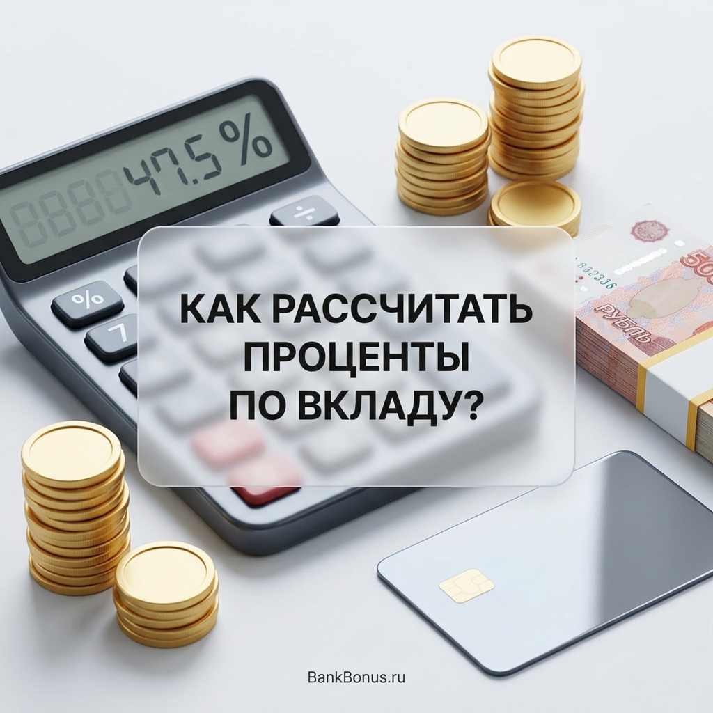 Как рассчитать проценты по вкладу?