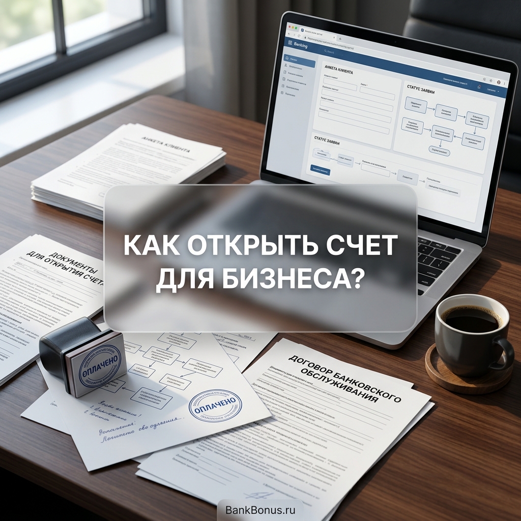 Как открыть счет для бизнеса?