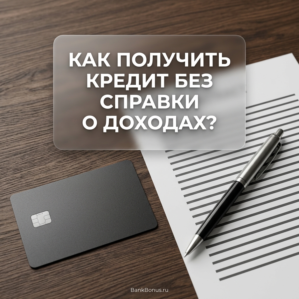 Как получить кредит без справки о доходах?