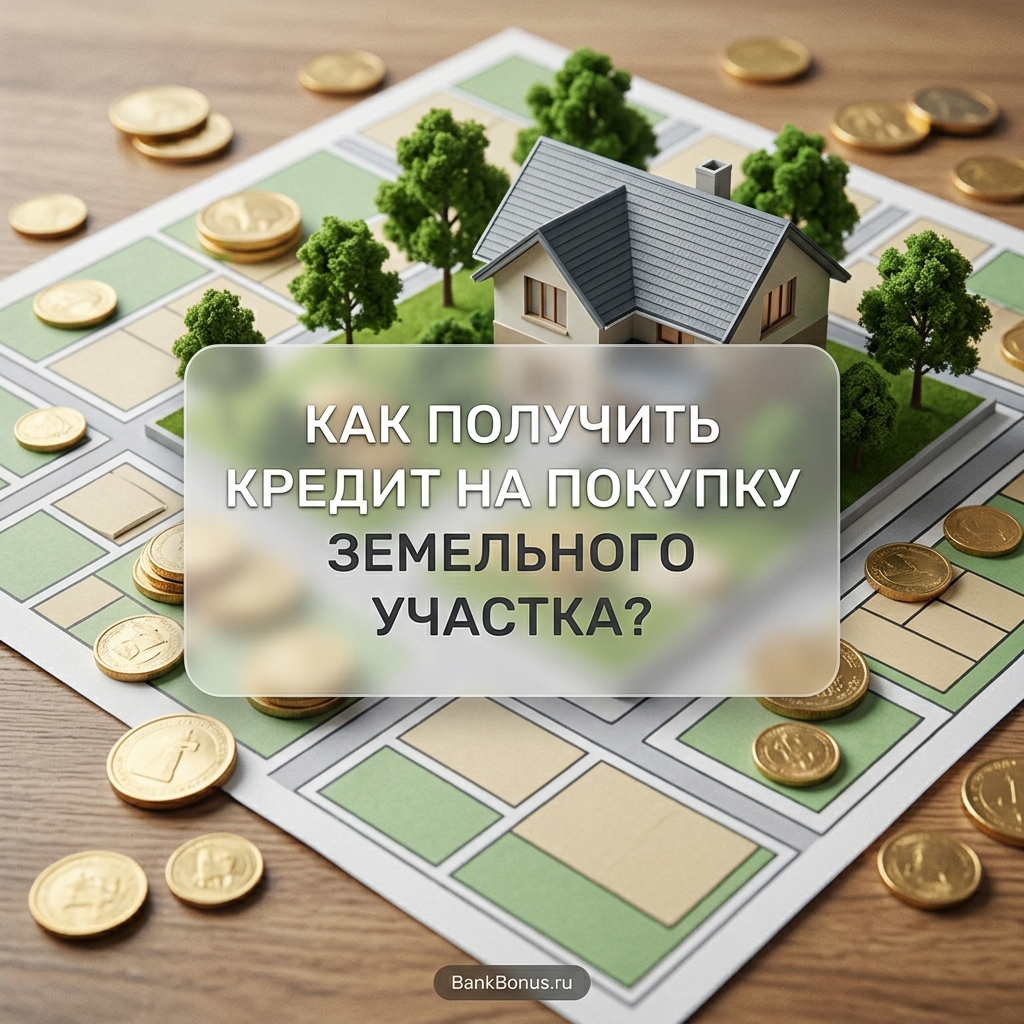Как получить кредит на покупку земельного участка?