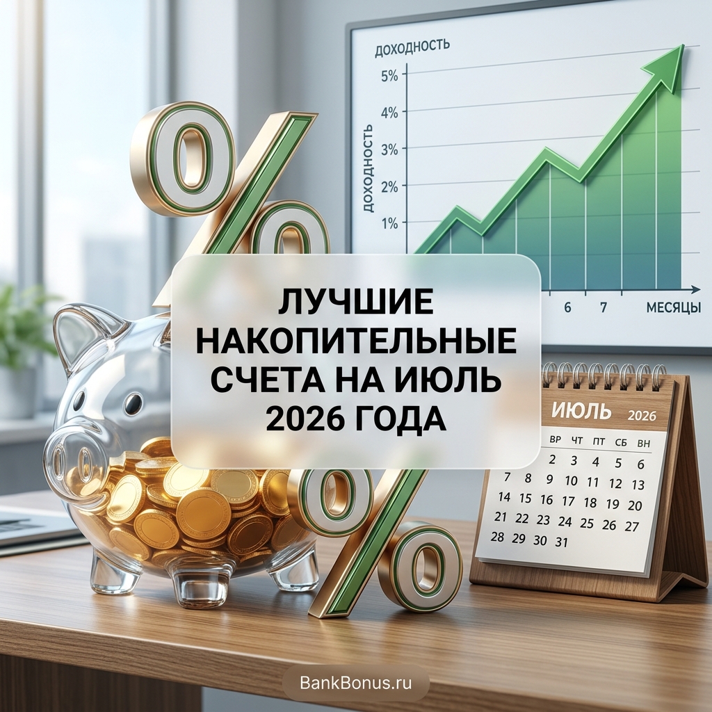 Лучшие накопительные счета на август 2026 года