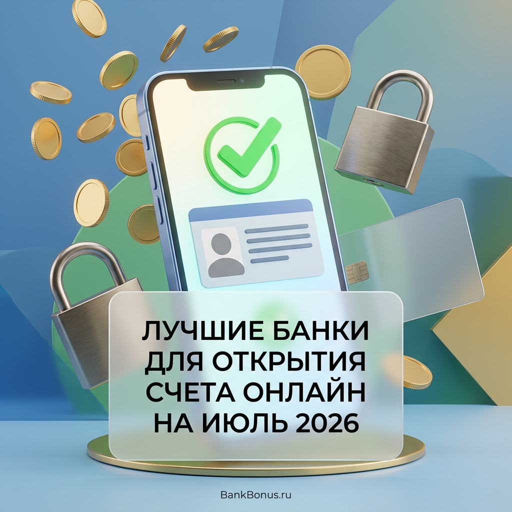Лучшие банки для открытия счета онлайн на август 2026