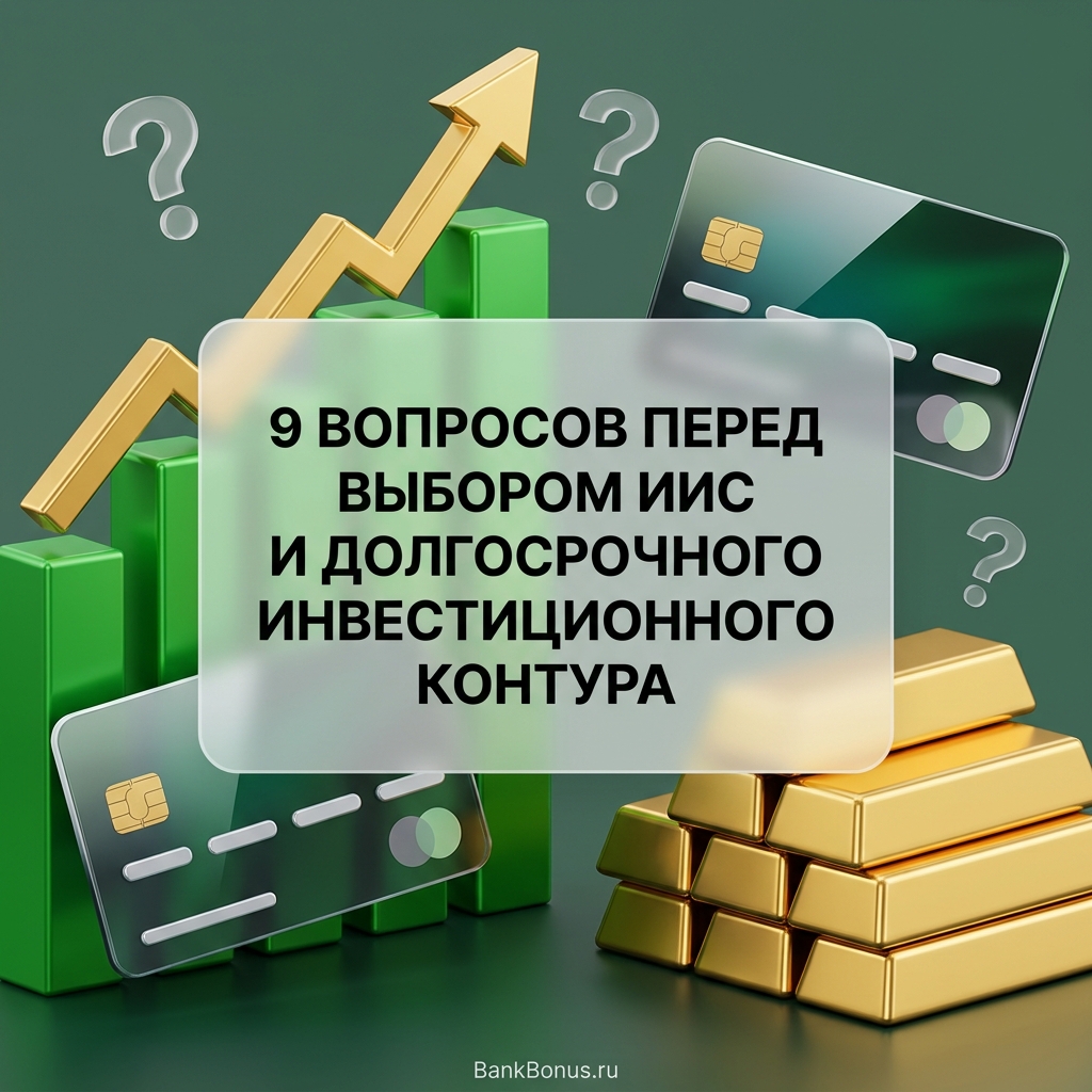 9 вопросов перед выбором ИИС и долгосрочного инвестиционного контура