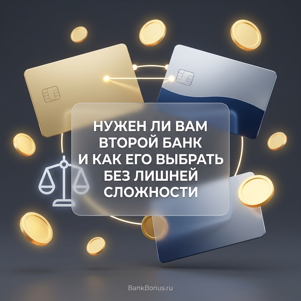 Нужен ли вам второй банк и как его выбрать без лишней сложности