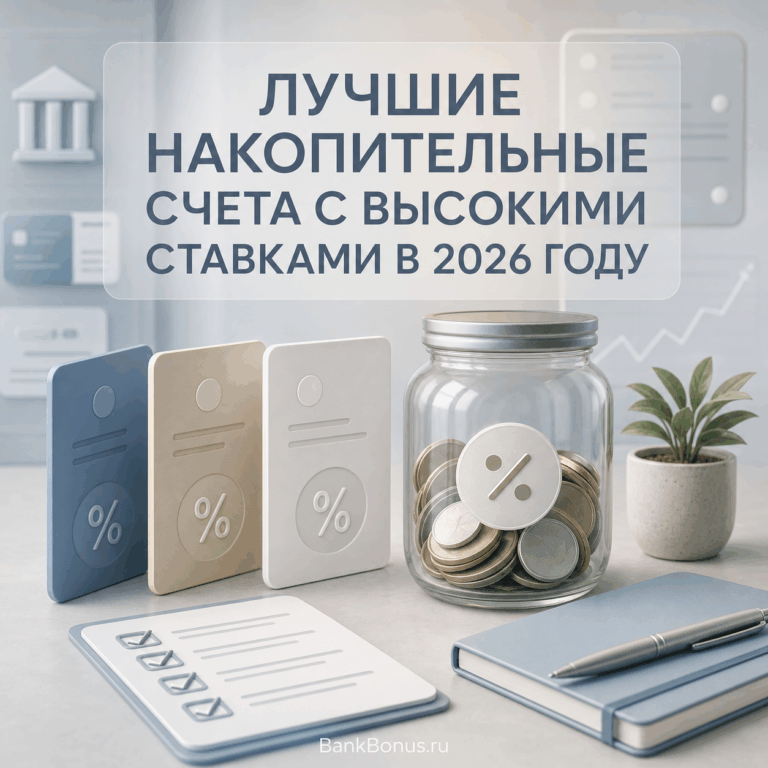 Лучшие накопительные счета с высокими ставками на июль 2026 года