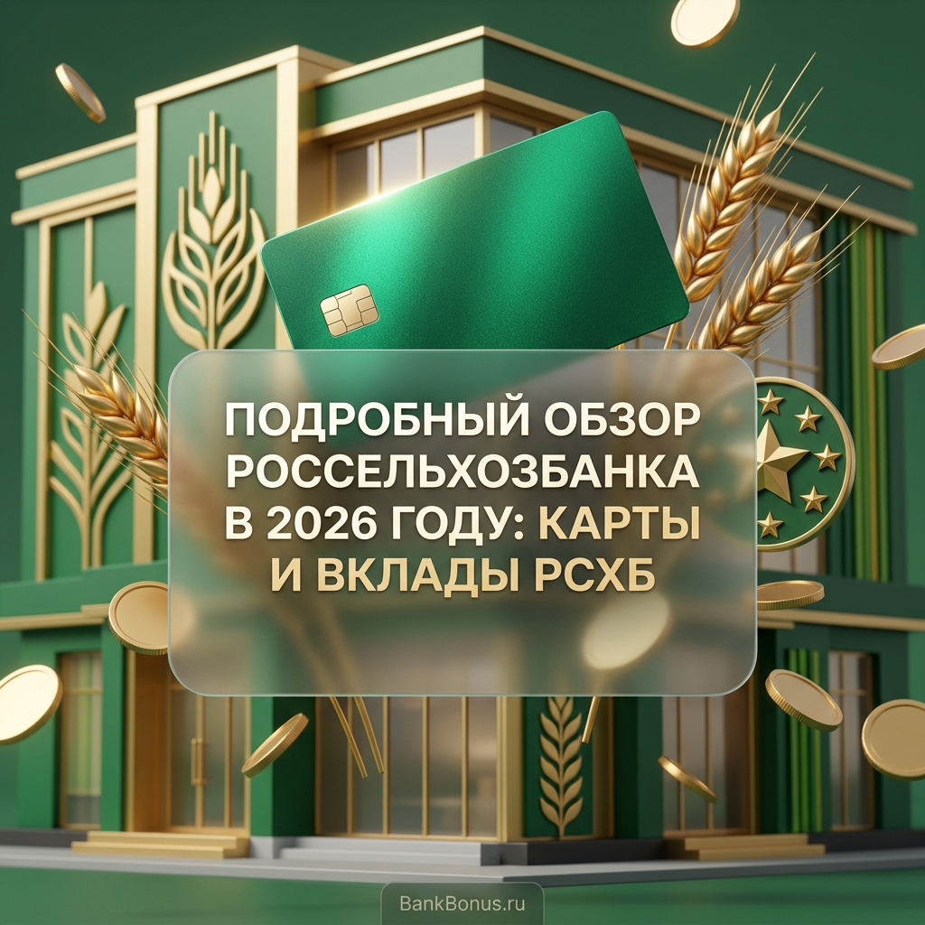 Подробный обзор Россельхозбанка в 2026 году: отзывы о картах и вкладах РСХБ