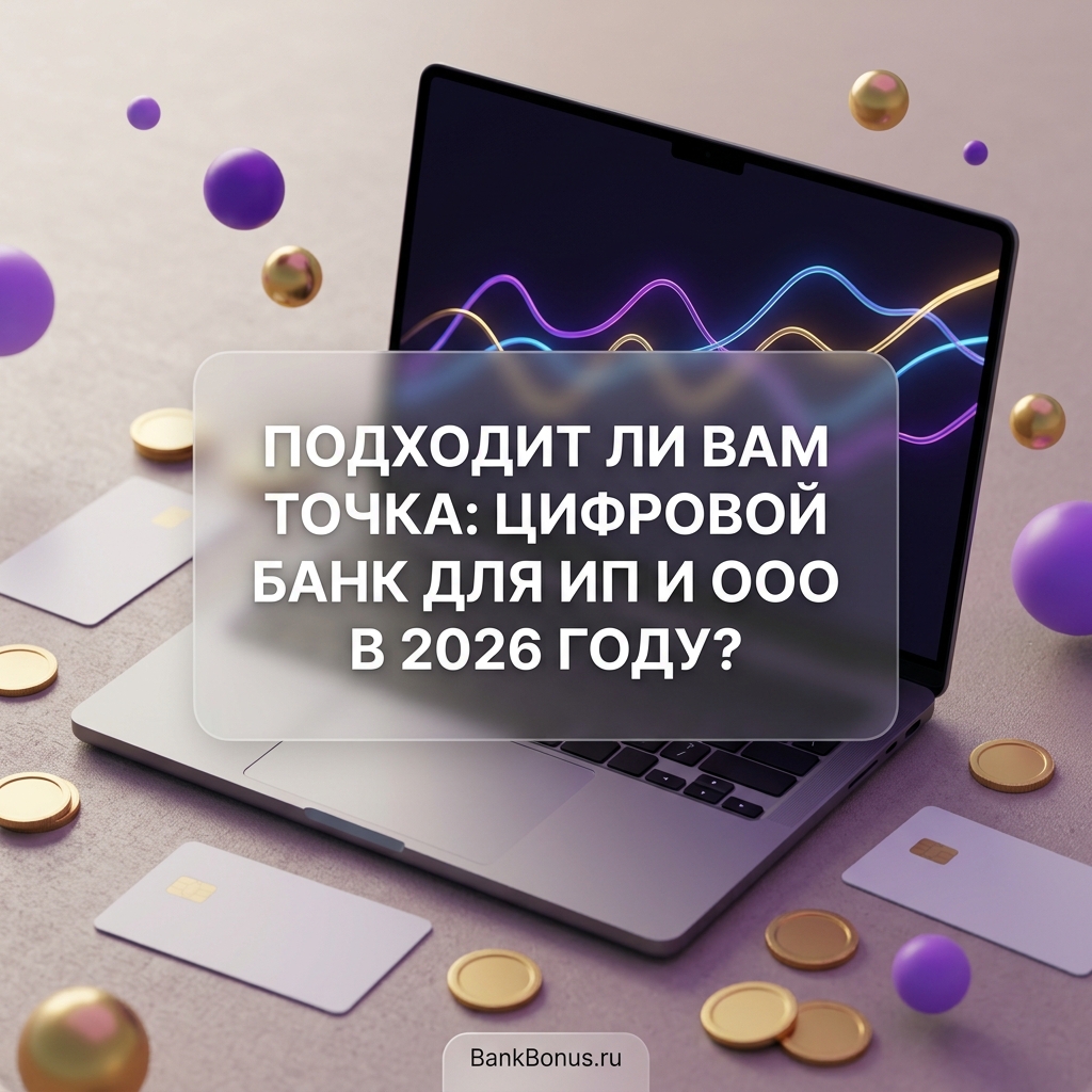 Подходит ли вам Точка, если нужен цифровой банк для ИП и ООО без лишней бюрократии в 2026 году?
