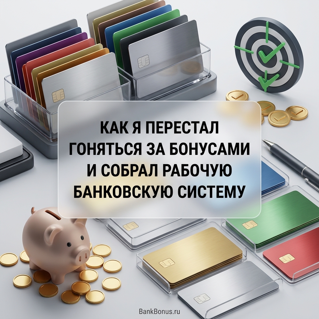 Как я перестал гоняться за каждым бонусом и собрал рабочую банковскую систему