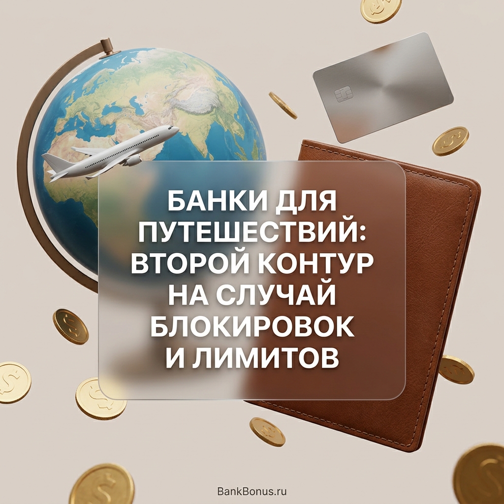 Банки для путешествий: второй контур на случай блокировок и лимитов